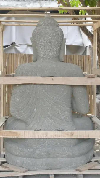 Product image 5 of the product “Seated Buddha, 200cm high, natural green ”